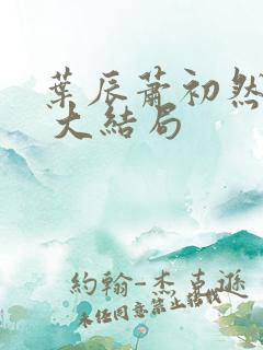 叶辰萧初然最新 大结局