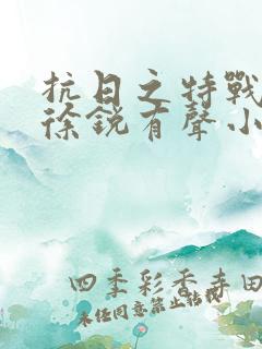 抗日之特战兵王徐锐有声小说