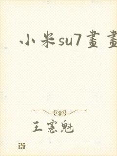 小米su7画画