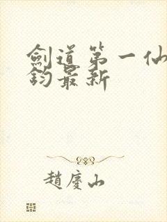 剑道第一仙苏玄钧最新