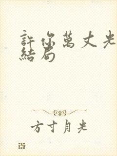 许你万丈光芒好结局