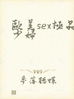 欧美sex极品少妇