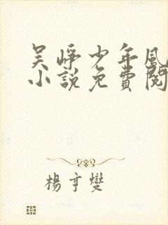 吴峥少年风水师小说免费阅读