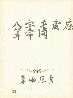 八字老黄历免费算命网