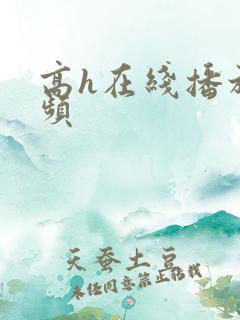 高h在线播放视频