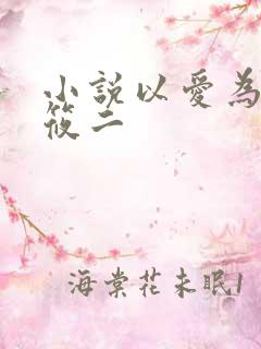 小说以爱为名梦筱二