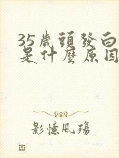 35岁头发白了是什么原因造成的