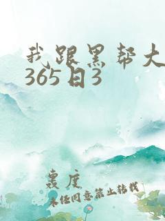 我跟黑帮大佬的365日3