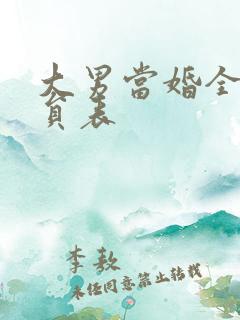 大男当婚全部演员表