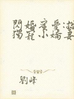 闪婚蜜爱:总裁独宠小娇妻