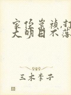 家侄崇祯,打造大明日不落的小说