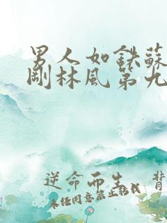 男人如铁苏柔赵刚林风第九章