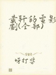 黄轩的电影电视剧(全部)