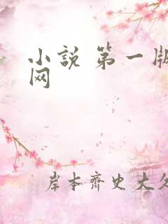 小说 第一版主网