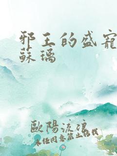 邪王的盛宠娇妃苏璃