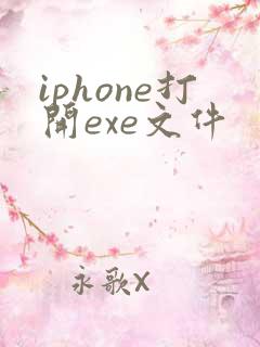 iphone打开exe文件