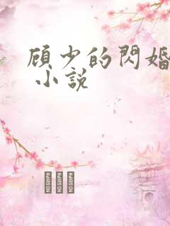 顾少的闪婚宠妻 小说