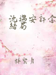 沈遇安许念原著结局