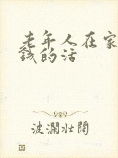 老年人在家能赚钱的活