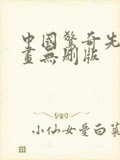 中国惊奇先生漫画无删版