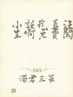 小说我真没想重生啊免费阅读免费