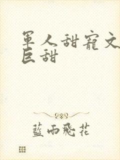 军人甜宠文推荐巨甜