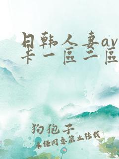 日韩人妻av不卡一区二区三区