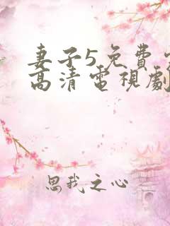 妻子5免费完整高清电视剧在线