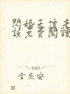 闪婚天价老公小说免费阅读