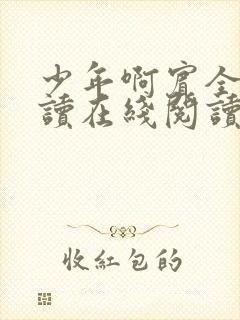 少年啊宾全文阅读在线阅读全文第一季