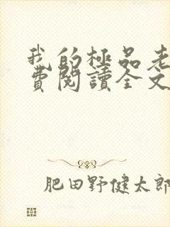 我的极品老婆免费阅读全文小说