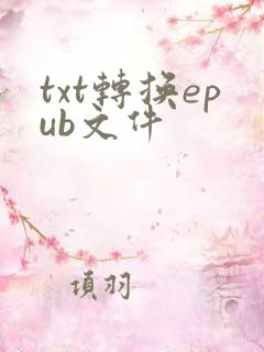 txt转换epub文件