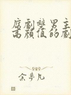 腐剧双男主都是高颜值的剧