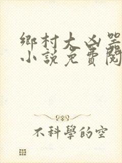 乡村大凶器在线小说免费阅读