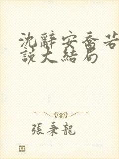 沈辞安乔若兮小说大结局