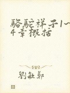 骆驼祥子1~24章概括