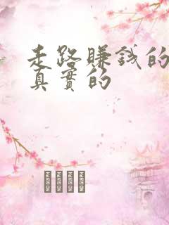 走路赚钱的软件真实的