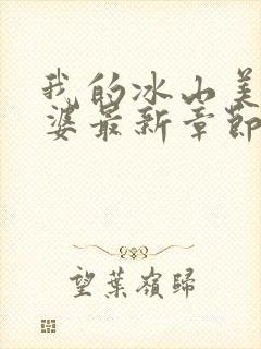 我的冰山美女老婆最新章节