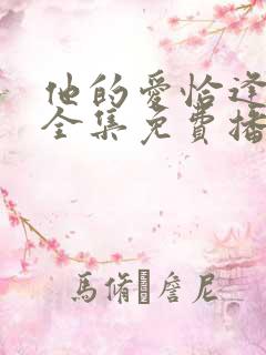 他的爱恰逢其时全集免费播放