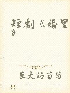 短剧《婚里婚外》