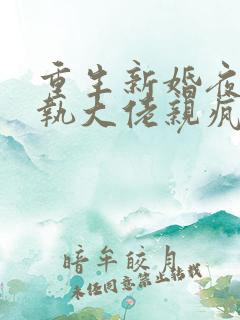 重生新婚夜被偏执大佬亲疯了全部章节