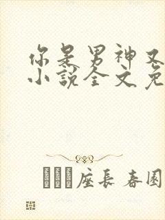 你是男神又怎样小说全文免费阅读