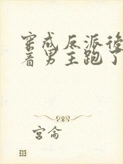 穿成反派后我扛着男主跑了小说