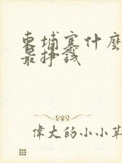 柬埔寨什么行业最挣钱