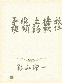 手机上播放本地视频的软件