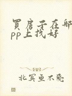 买房子在哪个app上找好