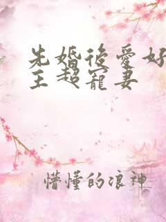 先婚后爱好甜男主超宠妻