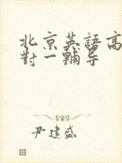 北京英语高考一对一辅导