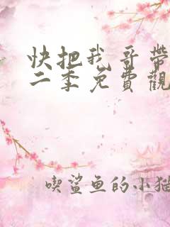 快把我哥带走第二季免费观看