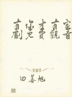 有你才有家电视剧免费观看全集